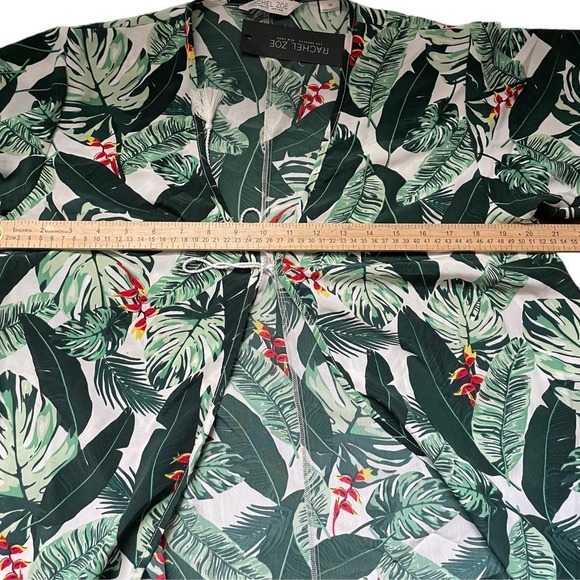 Rachel Zoe NWT Palm Print Duster OS - Picture 6 of 7